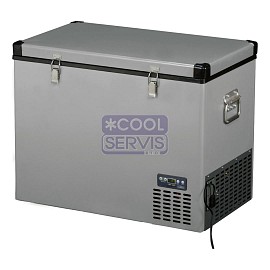 Kompresorová autochladnička Indel B TB100 Steel, 12/24/230V, 100 litrů