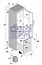 Vestavná kompresorová chladnička VITRIFRIGO SLIM 150/230 12/24/230 V 140 litrů